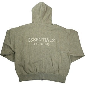 Fear of God フィアーオブゴッド ESSENTIALS Classic Fleece Zip-Up Hoodie Homestead Heather ジップパーカー 茶 Size 【XS】 【新古品・未使用品】 20829610