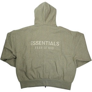 Fear of God フィアーオブゴッド ESSENTIALS Classic Fleece Zip-Up Hoodie Homestead Heather ジップパーカー 茶 Size 【XL】 【新古品・未使用品】 20829613