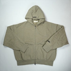 Fear of God フィアーオブゴッド ESSENTIALS Classic Fleece Zip-Up Hoodie Homestead Heather ジップパーカー 茶 Size 【XL】 【新古品・未使用品】 20829613