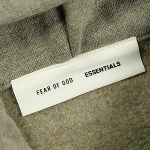 Fear of God フィアーオブゴッド ESSENTIALS Classic Fleece Zip-Up Hoodie Homestead Heather ジップパーカー 茶 Size 【XL】 【新古品・未使用品】 20829613