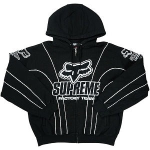 SUPREME シュプリーム ×Fox Racing 25FW Zip Up Hooded Sweatshirt Black パーカー 黒 Size 【XL】 【新古品・未使用品】 20829630
