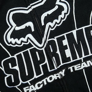 SUPREME シュプリーム ×Fox Racing 25FW Zip Up Hooded Sweatshirt Black パーカー 黒 Size 【XL】 【新古品・未使用品】 20829630