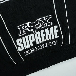 SUPREME シュプリーム ×Fox Racing 25FW Zip Up Hooded Sweatshirt Black パーカー 黒 Size 【XL】 【新古品・未使用品】 20829630