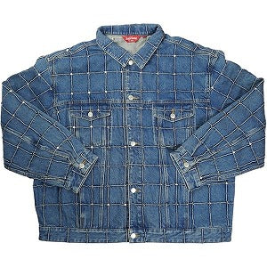 SUPREME シュプリーム 25SS Studded Seam Denim Trucker Jacket Blue トラッカージャケット インディゴ Size 【XXL】 【新古品・未使用品】 20829638