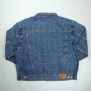 SUPREME シュプリーム 25SS Studded Seam Denim Trucker Jacket Blue トラッカージャケット インディゴ Size 【XXL】 【新古品・未使用品】 20829638