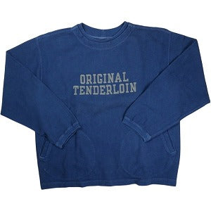 TENDERLOIN テンダーロイン MOSS STITCH SWEAT NAVY クルーネックスウェット 紺 Size 【L】 【中古品-良い】 20829640