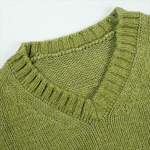 TENDERLOIN テンダーロイン V  NECK COTTON KNIT OLIVE ニット オリーブ Size 【L】 【中古品-良い】 20829641