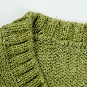 TENDERLOIN テンダーロイン V  NECK COTTON KNIT OLIVE ニット オリーブ Size 【L】 【中古品-良い】 20829641