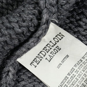 TENDERLOIN テンダーロイン MOCK NECK COTTON KNIT ニット 灰 Size 【L】 【中古品-良い】 20829642
