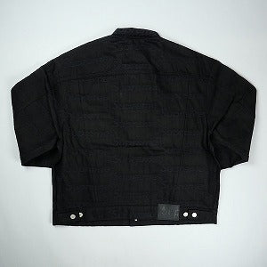 SUPREME シュプリーム 25FW Jacquard Logos Denim Trucker Jacket Black ジャケット 黒 Size 【L】 【新古品・未使用品】 20829665
