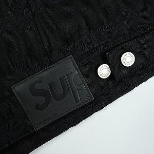 SUPREME シュプリーム 25FW Jacquard Logos Denim Trucker Jacket Black ジャケット 黒 Size 【L】 【新古品・未使用品】 20829665