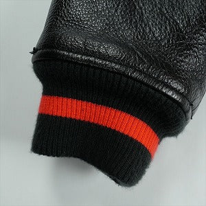 SUPREME シュプリーム ×NIKE Jordan 15AW Hooded Varsity Jacket スタジャン 黒 Size 【S】 【中古品-良い】 20829669