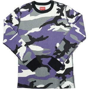 SUPREME シュプリーム 16AW Camo Waffle Thermal Purple Camo サーマルロンT 紫 Size 【S】 【新古品・未使用品】 20829672