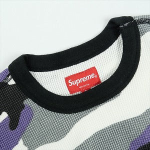 SUPREME シュプリーム 16AW Camo Waffle Thermal Purple Camo サーマルロンT 紫 Size 【S】 【新古品・未使用品】 20829672