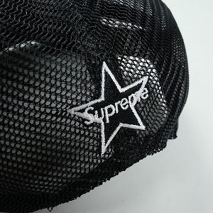 SUPREME シュプリーム ×Vanson Leathers 25FW Mesh Back 6-Panel Black メッシュキャップ 黒 Size 【フリー】 【新古品・未使用品】 20829675