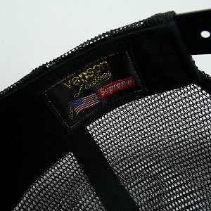SUPREME シュプリーム ×Vanson Leathers 25FW Mesh Back 6-Panel Black メッシュキャップ 黒 Size 【フリー】 【新古品・未使用品】 20829675