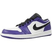 NIKE ナイキ JORDAN BRAND AIR JORDAN 1 LOW COURT PURPLE 553558-500 スニーカー 紫白 Size 【27.5cm】 【新古品・未使用品】 20829684
