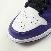NIKE ナイキ JORDAN BRAND AIR JORDAN 1 LOW COURT PURPLE 553558-500 スニーカー 紫白 Size 【27.5cm】 【新古品・未使用品】 20829684