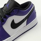 NIKE ナイキ JORDAN BRAND AIR JORDAN 1 LOW COURT PURPLE 553558-500 スニーカー 紫白 Size 【27.5cm】 【新古品・未使用品】 20829684