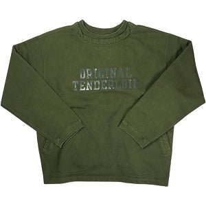 TENDERLOIN テンダーロイン CREW NECK SWEAT クルーネックスウェット オリーブ Size 【S】 【中古品-良い】 20829694
