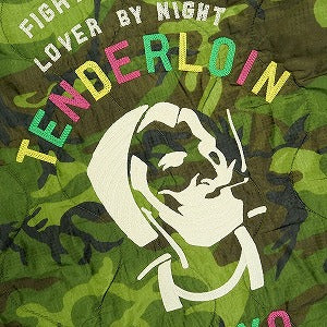 TENDERLOIN テンダーロイン NYLON SOUVENIR JKT CAMO ジャケット 緑 Size 【XS】 【中古品-良い】 20829696