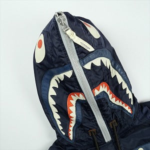 A BATHING APE ア ベイシング エイプ ×NEIGHBORHOOD N2-B シャークジャケット 紺 Size 【S】 【中古品-良い】 20829729