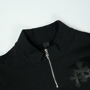 CHROME HEARTS クロム・ハーツ Y NOT 1/2 ZIP SWEATSHIRT BLACK ハーフジップスウェット 黒 Size 【XXL】 【新古品・未使用品】 20829735