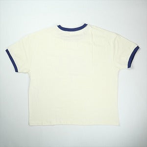 Travis Scott トラヴィス・スコット ×TAKASHI MURAKAMI ×FRAGMENT TOKYO RINGER TEE 04 リンガーTシャツ 白紺 Size 【L】 【新古品・未使用品】 20829763