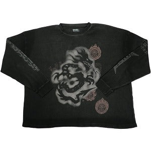 Travis Scott トラヴィス・スコット DELRESTO THERMAL LONGSLEEVE 12 サーマルロンT 黒 Size 【L】 【新古品・未使用品】 20829819
