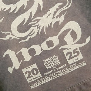 Travis Scott トラヴィス・スコット MAXIMUS DRAGON ZIP HOODIE 14 ジップパーカー チャコール Size 【L】 【新古品・未使用品】 20829829