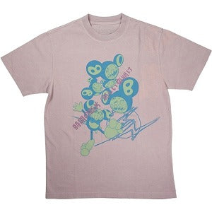 Travis Scott トラヴィス・スコット ×TAKASHI MURAKAMI ×FRAGMENT THE DOWN TEE 07 Tシャツ ピンク Size 【M】 【新古品・未使用品】 20829857