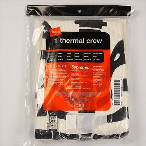 SUPREME シュプリーム ×Hanes 25FW Bones Thermal Crew Natural サーマルロンT ナチュラル Size 【L】 【新古品・未使用品】 20829867