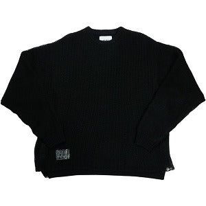 WTAPS ダブルタップス 23AW BR SWEATER ACRYLIC X3.0 BLACK 232MADT-KNM02 セーター 黒 Size 【L】 【中古品-非常に良い】 20829907