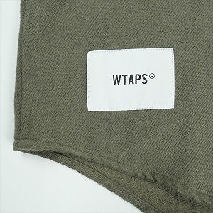 WTAPS ダブルタップス 21AW LEAGUE LS COTTON FLANNEL OLIVE DRAB 212TQDT-SHM04 長袖シャツ オリーブ Size 【L】 【中古品-非常に良い】 20829908