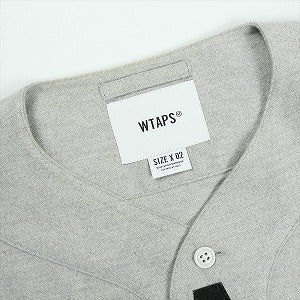 WTAPS ダブルタップス 22SS LEAGUE SS COTTON FLANNEL GRAY 221TQDT-SHM06 半袖シャツ 灰 Size 【M】 【中古品-非常に良い】 20829911