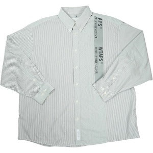 WTAPS ダブルタップス 24SS BD 01 LS CTPL BROADCLOTH TEXTILE COOLMAX GPS NAVY 241TQDT-SHM01 長袖シャツ 紺 Size 【M】 【中古品-非常に良い】 20829912