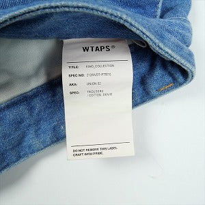 WTAPS ダブルタップス 21AW UNION 02 TROUSERS COTTON DENIM INDIGO 212WVDT-PTM10 デニムパンツ インディゴ Size 【M】 【中古品-良い】 20829917