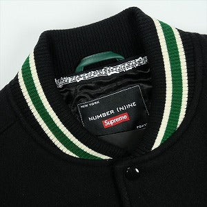 SUPREME シュプリーム ×Number (N)ine 25FW Mickey Mouse Varsity Jacket Black スタジャン 黒 Size 【L】 【新古品・未使用品】 20829929