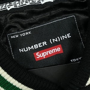 SUPREME シュプリーム ×Number (N)ine 25FW Mickey Mouse Varsity Jacket Black スタジャン 黒 Size 【L】 【新古品・未使用品】 20829929