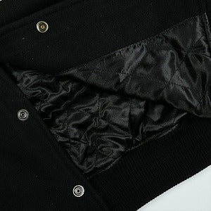 SUPREME シュプリーム ×Number (N)ine 25FW Mickey Mouse Varsity Jacket Black スタジャン 黒 Size 【L】 【新古品・未使用品】 20829929