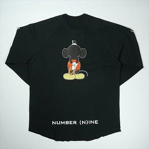 SUPREME シュプリーム ×Number (N)ine 25FW Mickey Mouse Raglan L/S Top Black ロンT 黒 Size 【XL】 【新古品・未使用品】 20829931