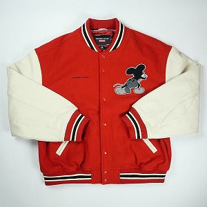 SUPREME シュプリーム ×Number (N)ine 25FW Mickey Mouse Varsity Jacket Red スタジャン 赤 Size 【L】 【新古品・未使用品】 20829939
