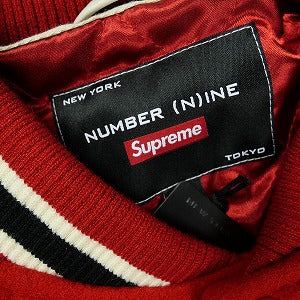 SUPREME シュプリーム ×Number (N)ine 25FW Mickey Mouse Varsity Jacket Red スタジャン 赤 Size 【L】 【新古品・未使用品】 20829939