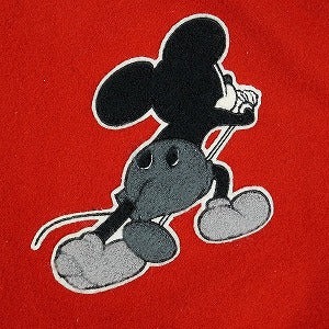 SUPREME シュプリーム ×Number (N)ine 25FW Mickey Mouse Varsity Jacket Red スタジャン 赤 Size 【L】 【新古品・未使用品】 20829939