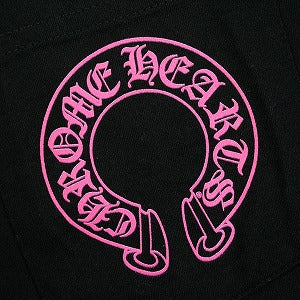 CHROME HEARTS クロム・ハーツ HORSESHOE L/S TEE BLACK/PINK ロンT 黒 Size 【XL】 【新古品・未使用品】 20829943
