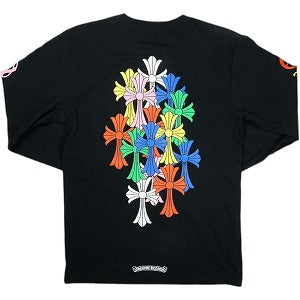 CHROME HEARTS クロム・ハーツ MULTI COLOR CEMETERY CROSS  LS T-SHIRT BLACK ロンT 黒 Size 【L】 【新古品・未使用品】 20829953