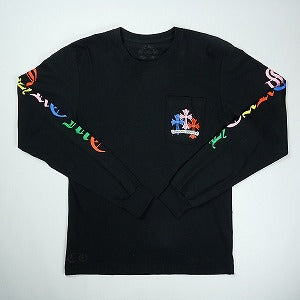 CHROME HEARTS クロム・ハーツ MULTI COLOR CEMETERY CROSS  LS T-SHIRT BLACK ロンT 黒 Size 【L】 【新古品・未使用品】 20829953