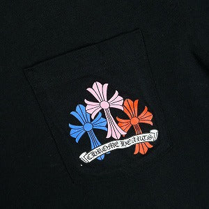 CHROME HEARTS クロム・ハーツ MULTI COLOR CEMETERY CROSS  LS T-SHIRT BLACK ロンT 黒 Size 【L】 【新古品・未使用品】 20829953