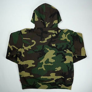 SUPREME シュプリーム 25FW Collegiate Applique Zip Up Hooded Sweatshirt Woodland Camo ジップパーカー 緑 Size 【M】 【中古品-ほぼ新品】 20829998