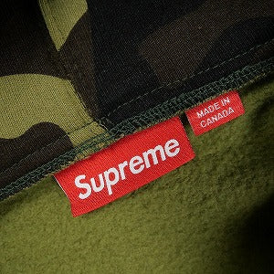SUPREME シュプリーム 25FW Collegiate Applique Zip Up Hooded Sweatshirt Woodland Camo ジップパーカー 緑 Size 【M】 【中古品-ほぼ新品】 20829998